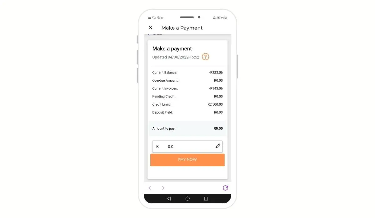How to pay Justine using the Justine ON app