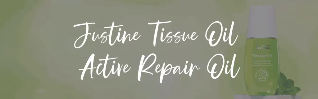 justine tissue oil active repair oil